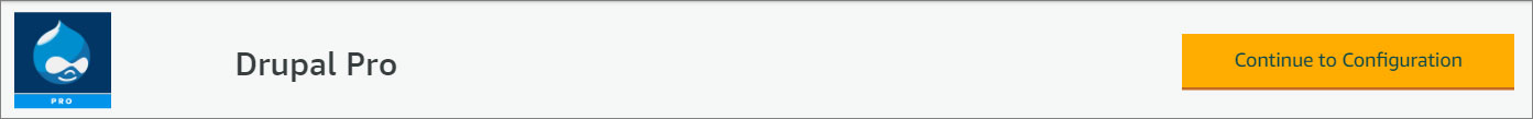 Drupal Pro Continue to Configuration