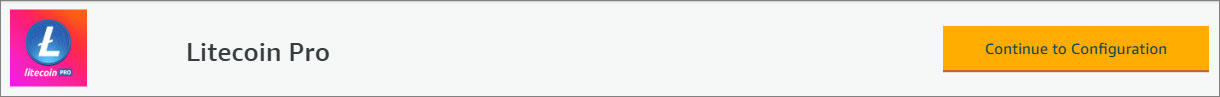 Litecoin Pro Continue to Configuration