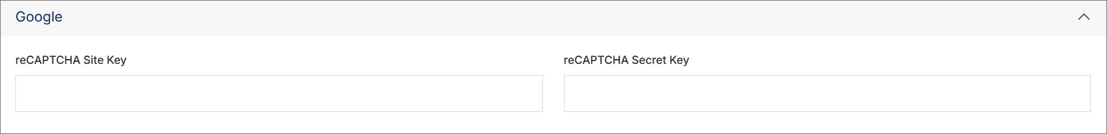 Solodev CMS Config reCAPTCHA