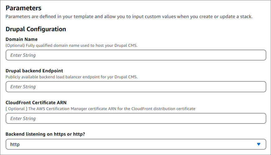 Drupal Pro CDN Parameters